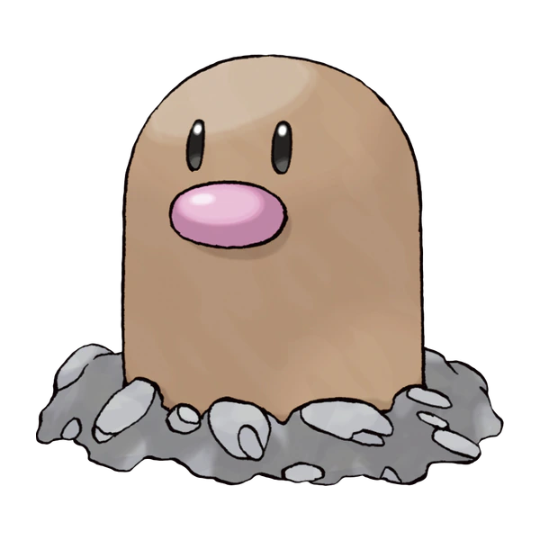 Página para colorear Diglett