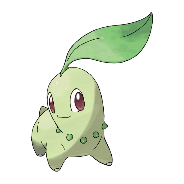 Página para colorear Chikorita