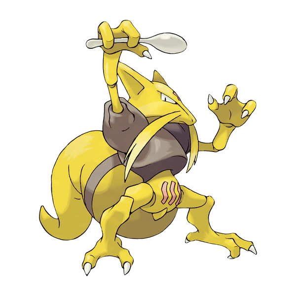 Kadabra coloring page