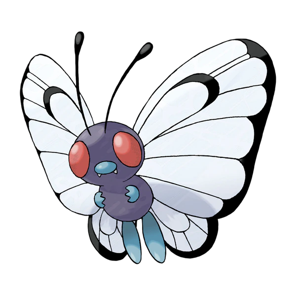 Página para colorear Butterfree