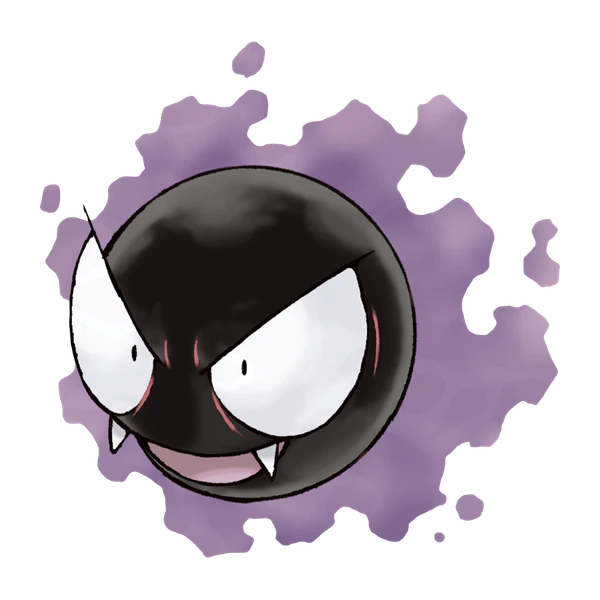 Página para colorear Gastly