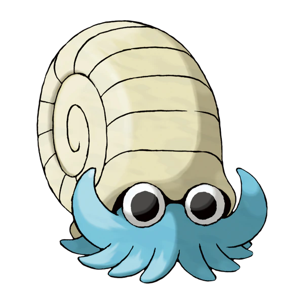 Omanyte coloring page