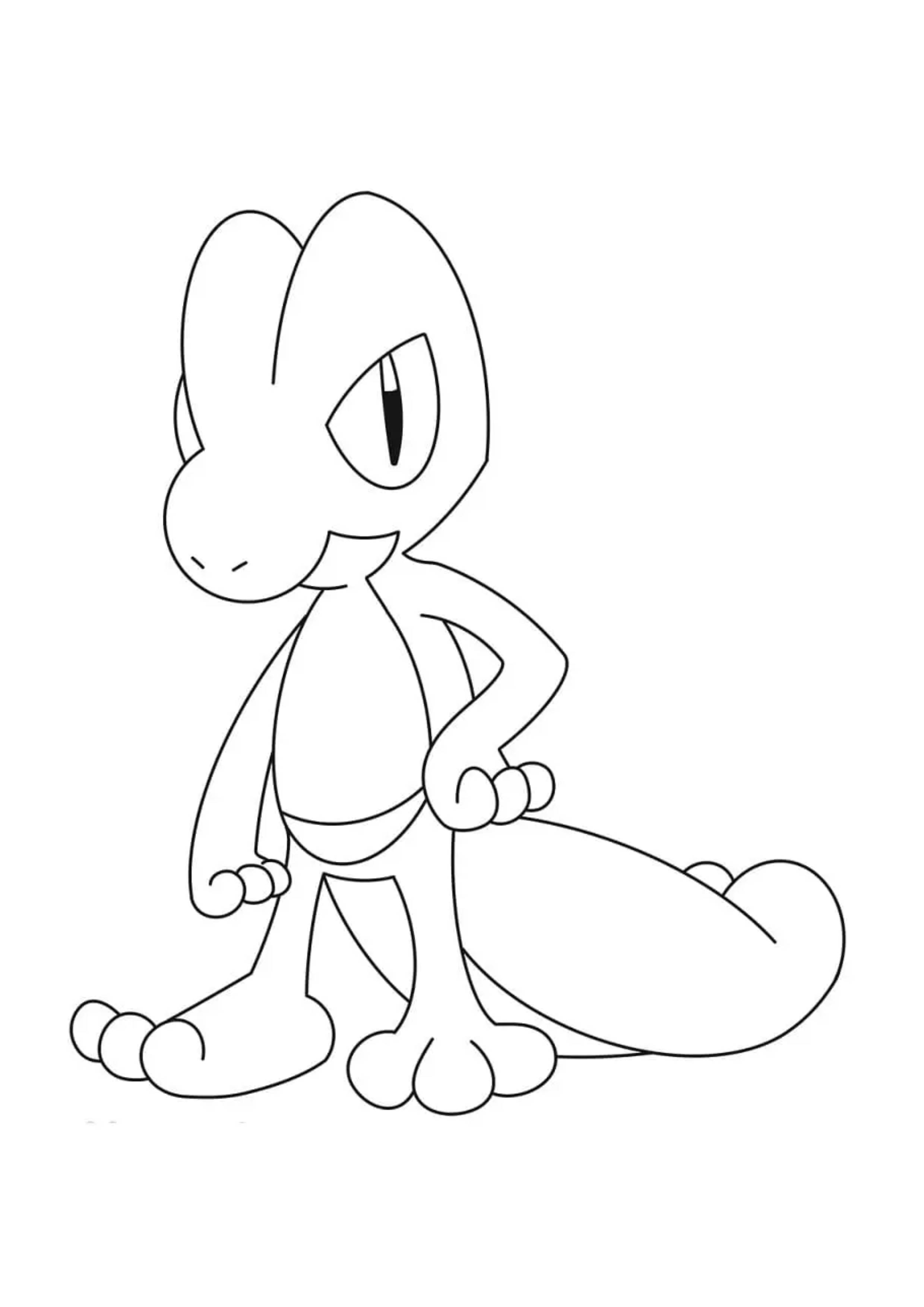 Coloriage Arcko (A4) à imprimer