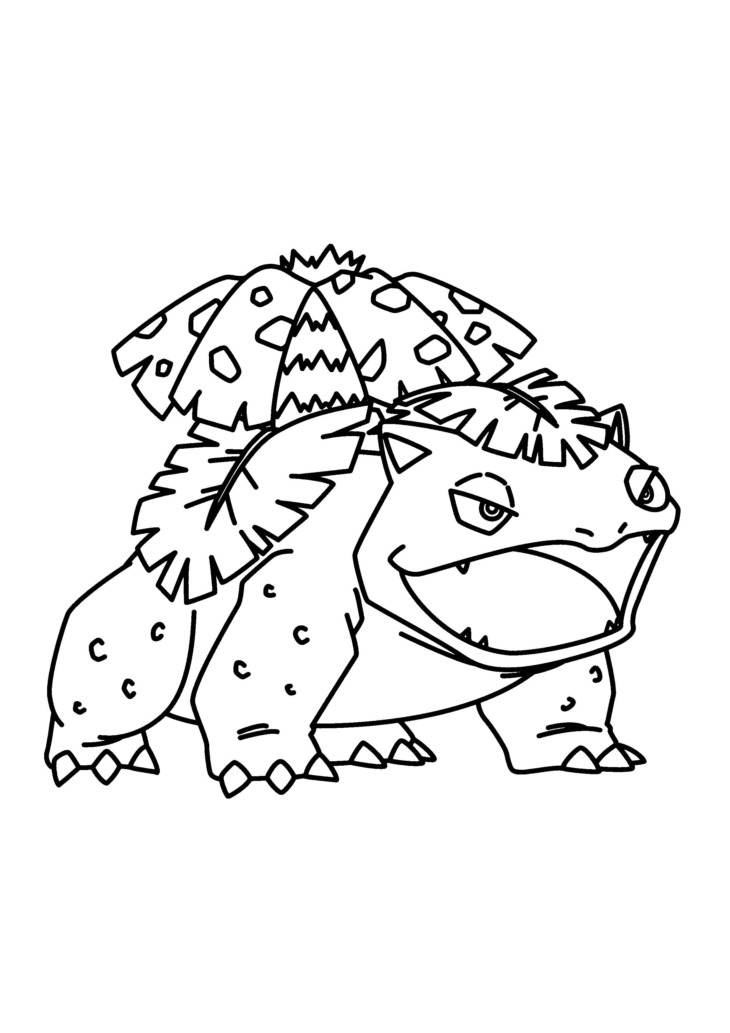 Coloriage Florizarre (A4) à imprimer