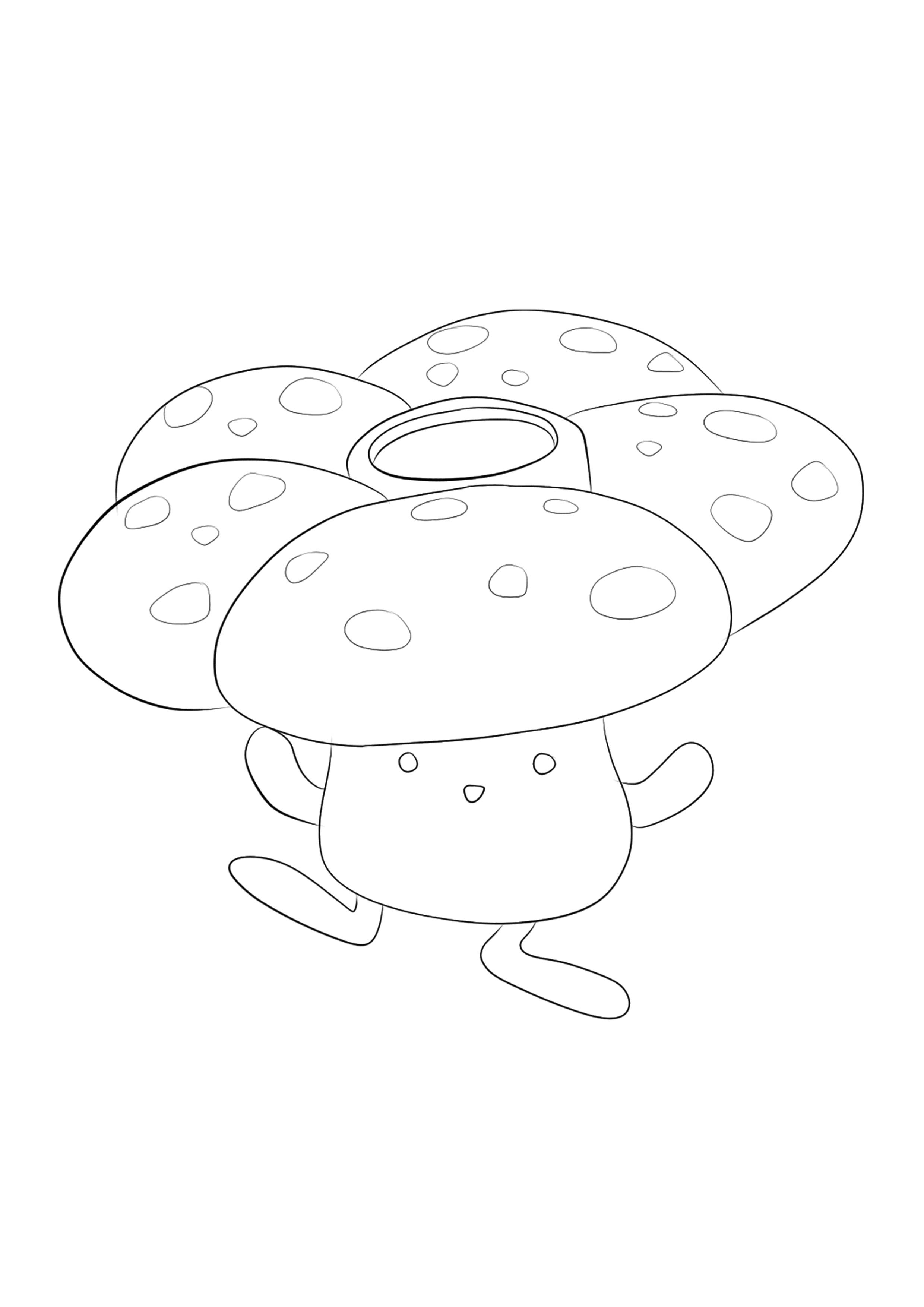 Coloriage Rafflesia (A4) à imprimer