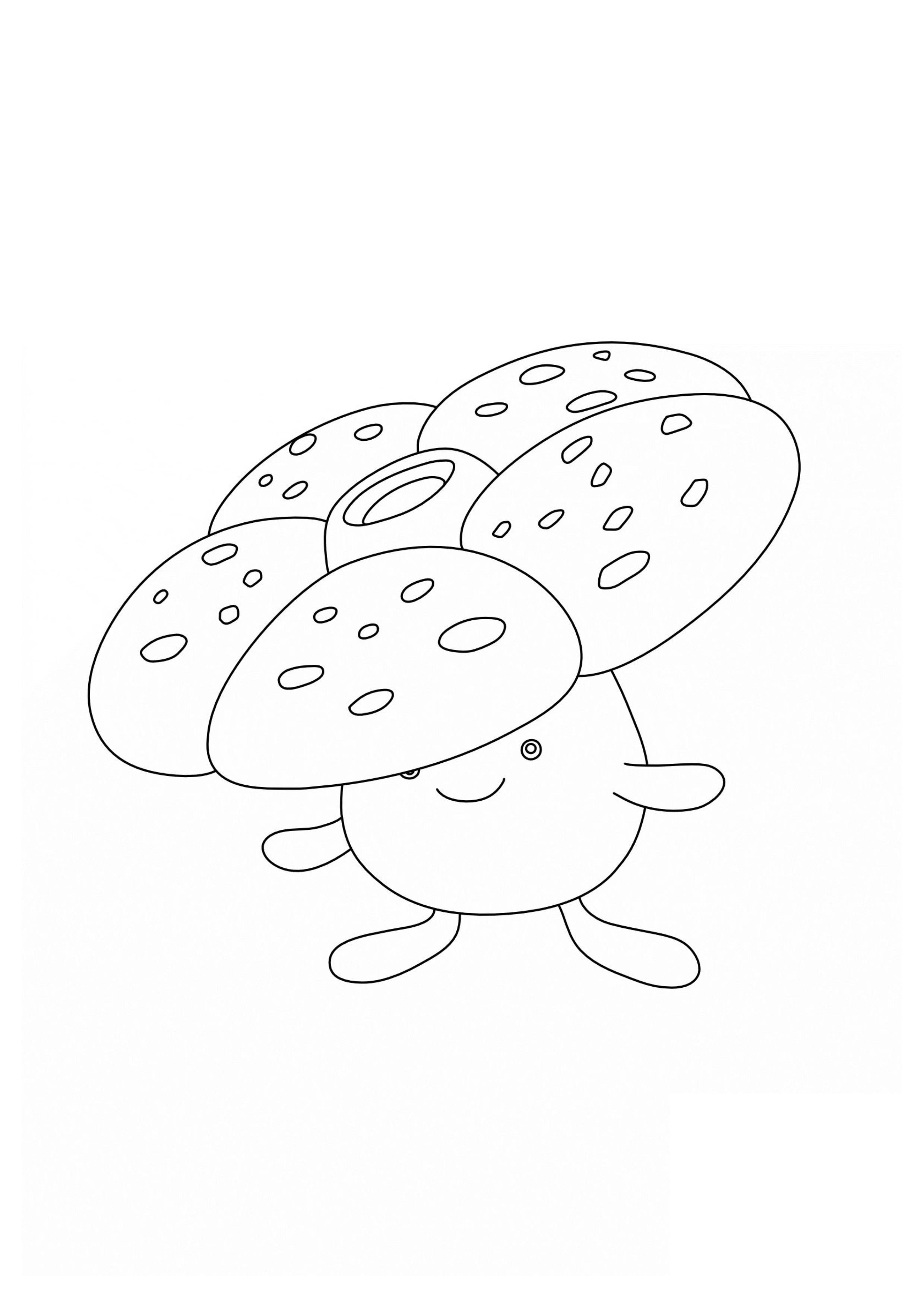Coloriage Rafflesia (A4) à imprimer