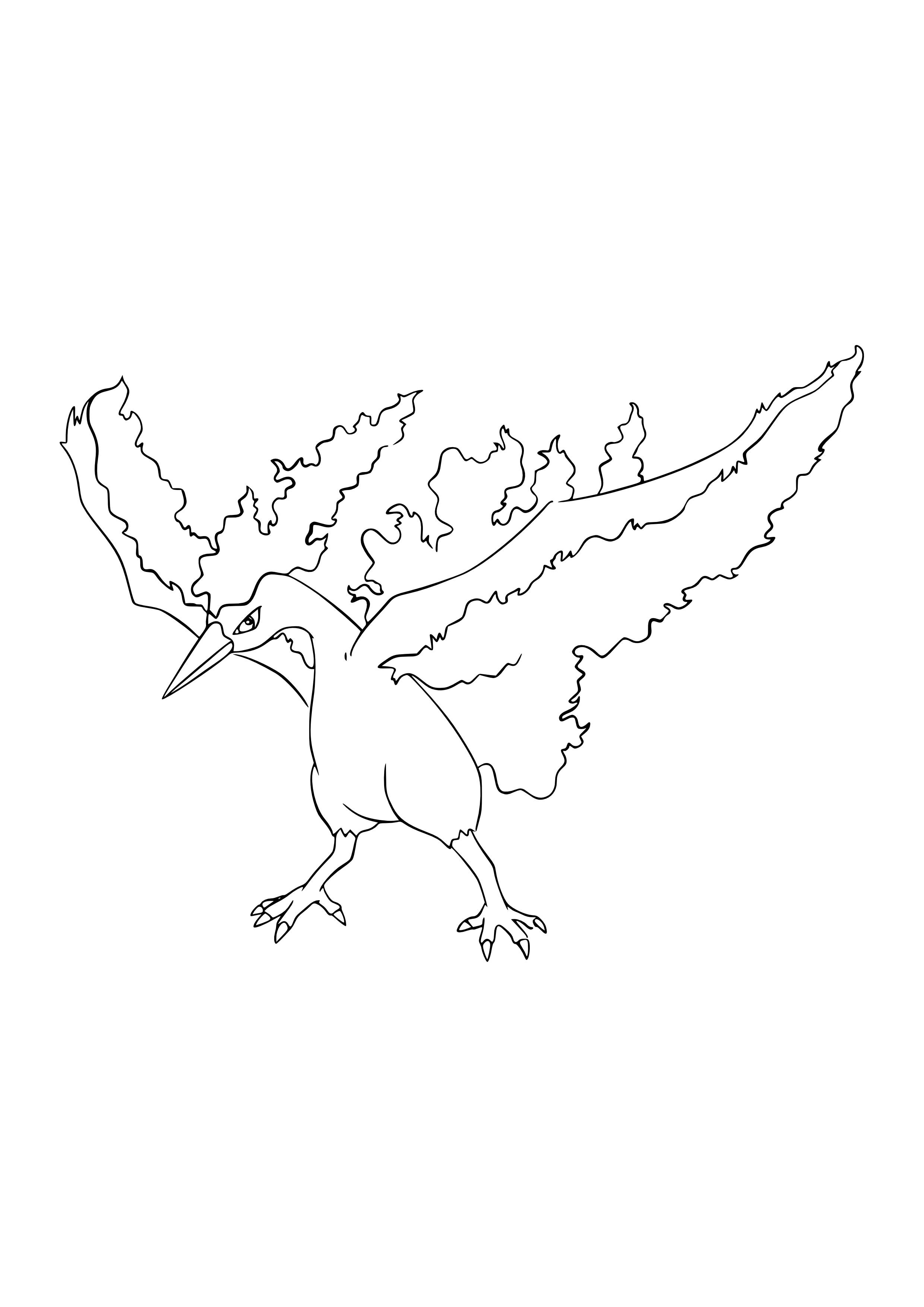 Coloriage Sulfura (A4) à imprimer