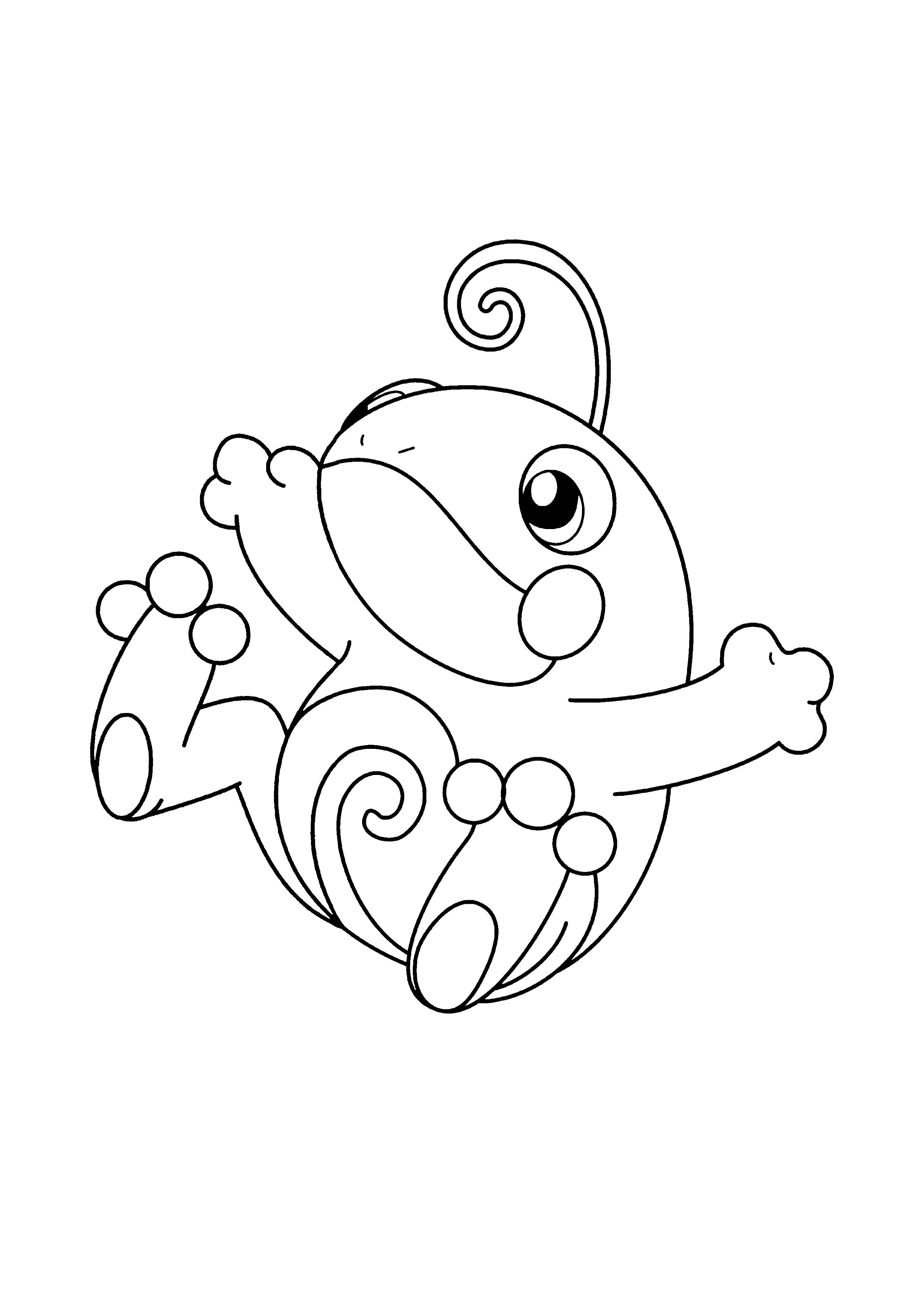 Coloriage Tarpaud (A4) à imprimer