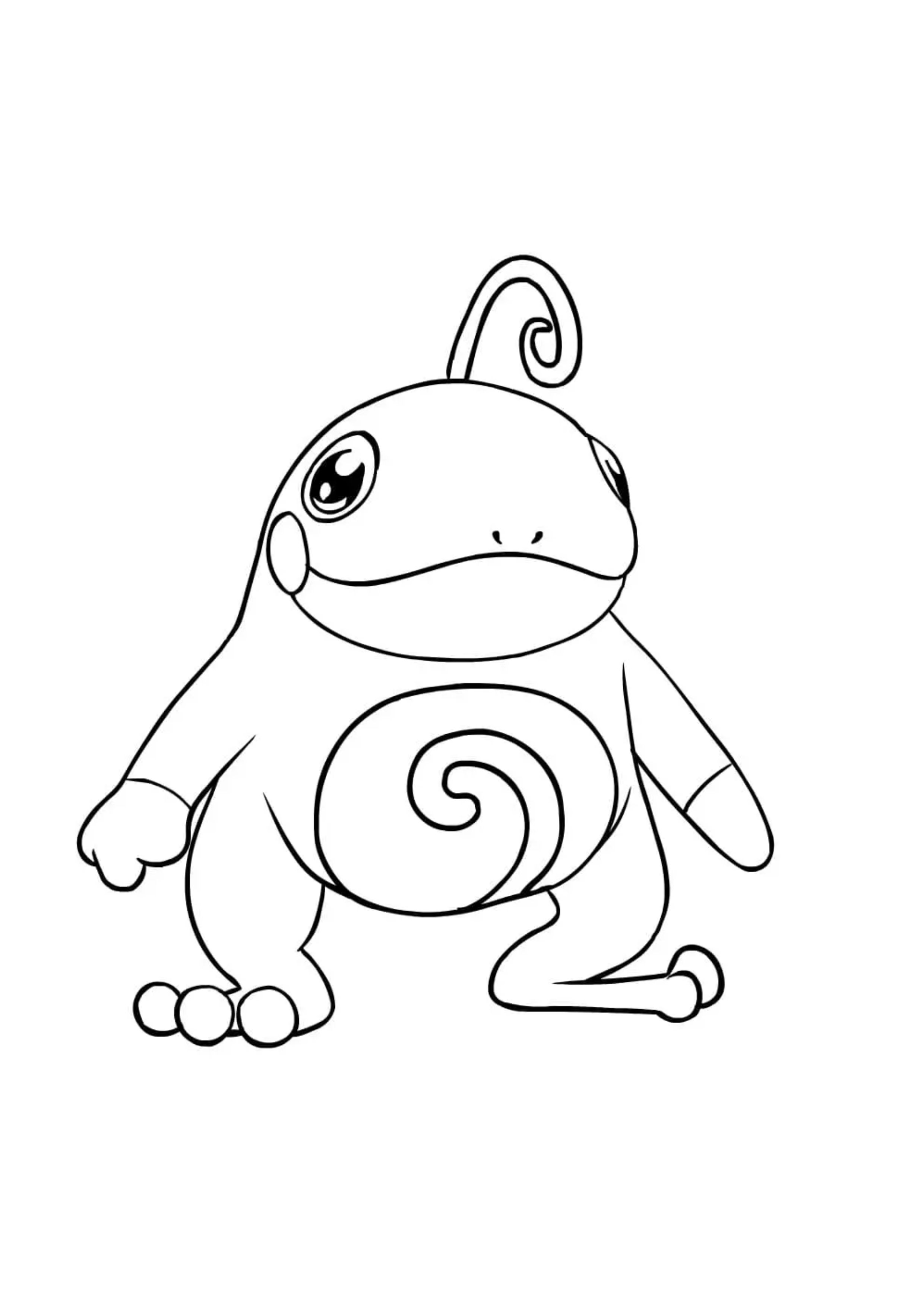 Coloriage Tarpaud (A4) à imprimer