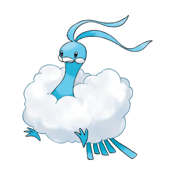 Altaria coloring page