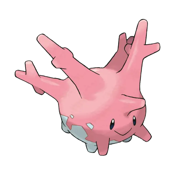 Corsola coloring page