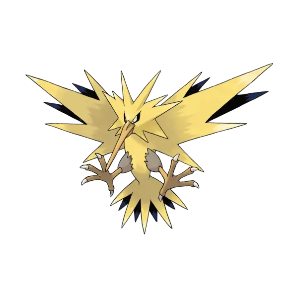 Zapdos coloring page