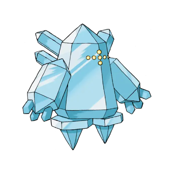 Regice coloring page